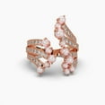 thumbnail image 1 of Clarice Pearl and Moissanite 18k Cocktail Ring, 1 of 6