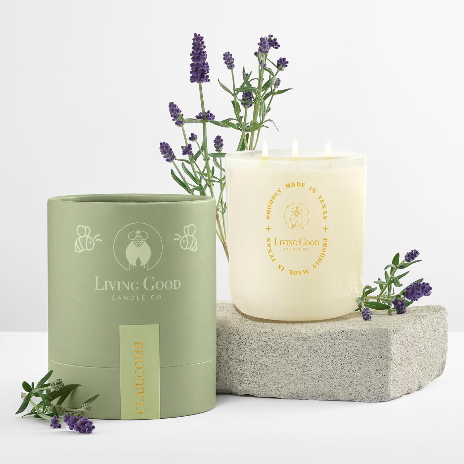 Pure Beeswax Candle Jar 90+ Hours Long Burning Classically