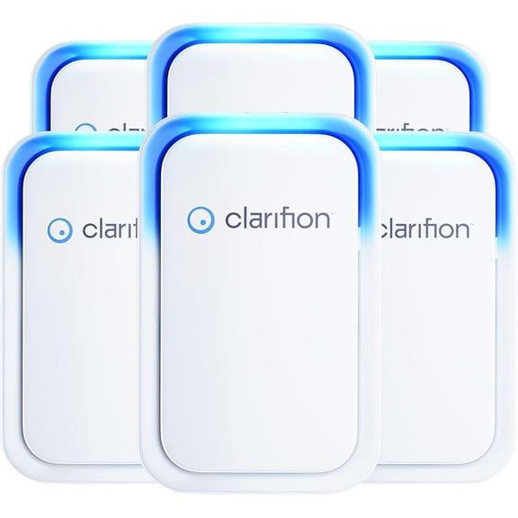 Clarifion Air Ionizer - Negative Ion Filtration Systems - 6 Pack