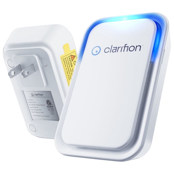 Clarifion - Air Ionizers for Home (1 Pack), Negative Ion Filtration System