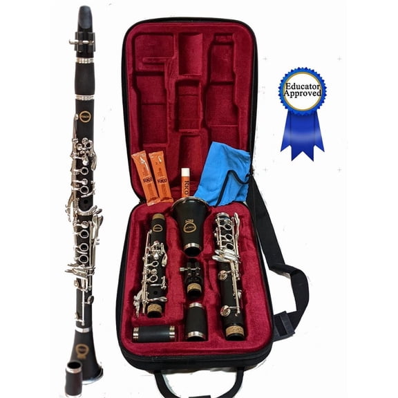 Clarinet Bb Superior Student X5 - UPGRADED - Educator Approved - Intermediate - Free Service Plan