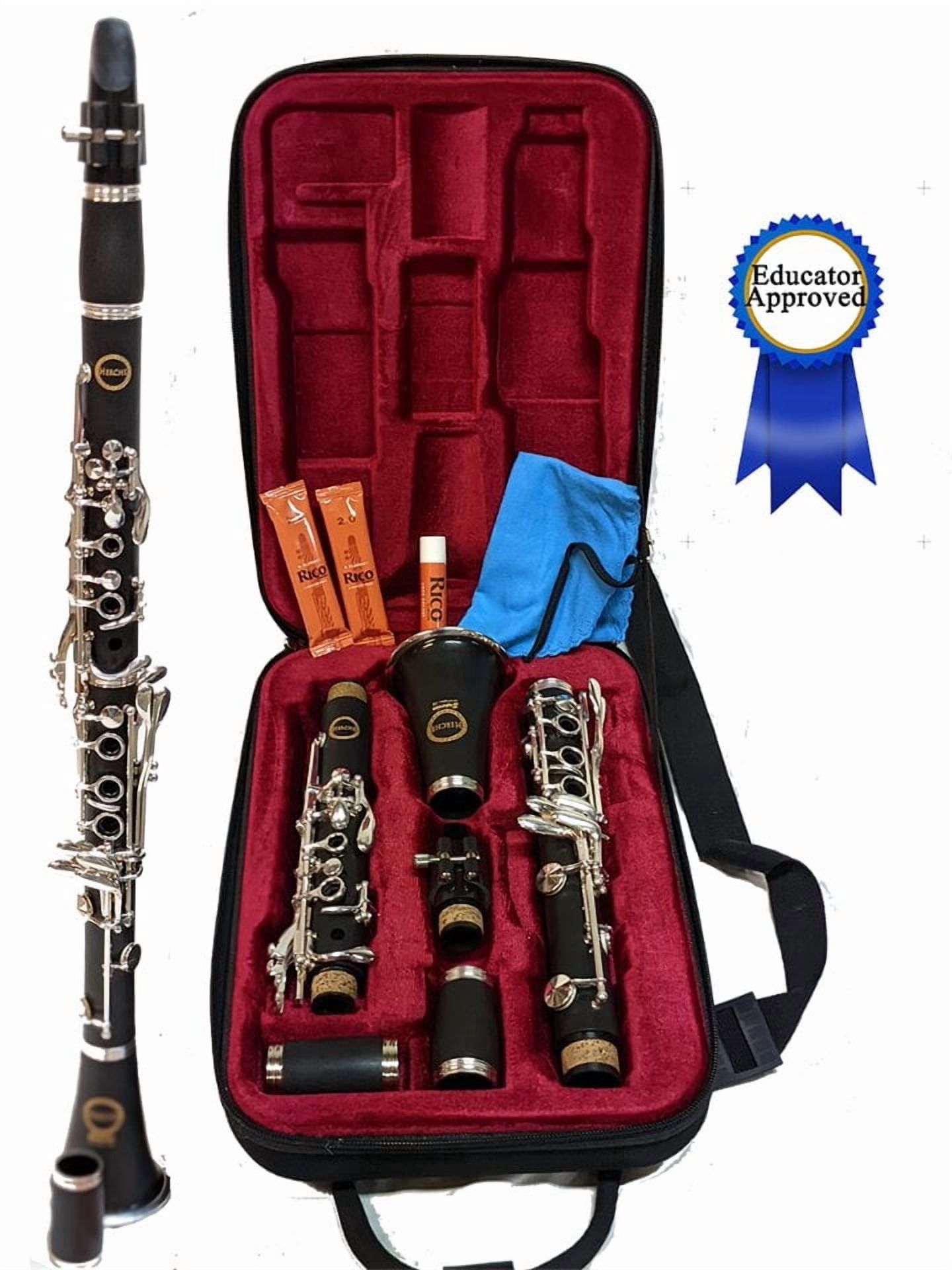 Clarinet Bb Superior X5 - UPGRADED - Educator Approved - Intermediate - Free Service Plan