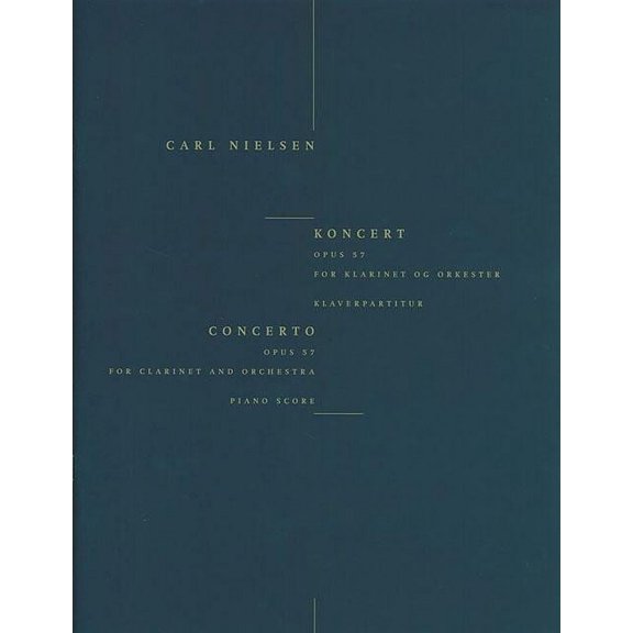 Clarinet Concerto Op. 57 : Clarinet and Piano Reduction (Paperback)