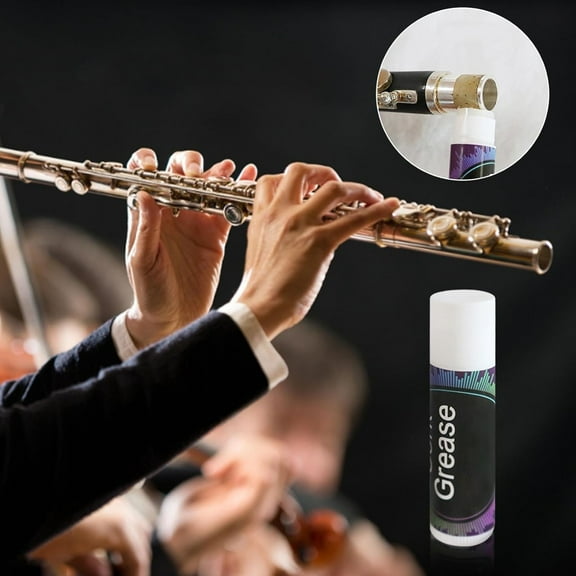 Clarinet Cork Grease, Saxophone Cork Grease, Portable Cork Grease Stick for Musical Instruments Maintenance, Natural Lubricant Wood Instrument Care Tool, Easy Application, Compact Size