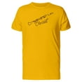 thumbnail image 1 of Clarinet Line Art T-Shirt Men -Image by Shutterstock, Male 3X-Large, 1 of 2