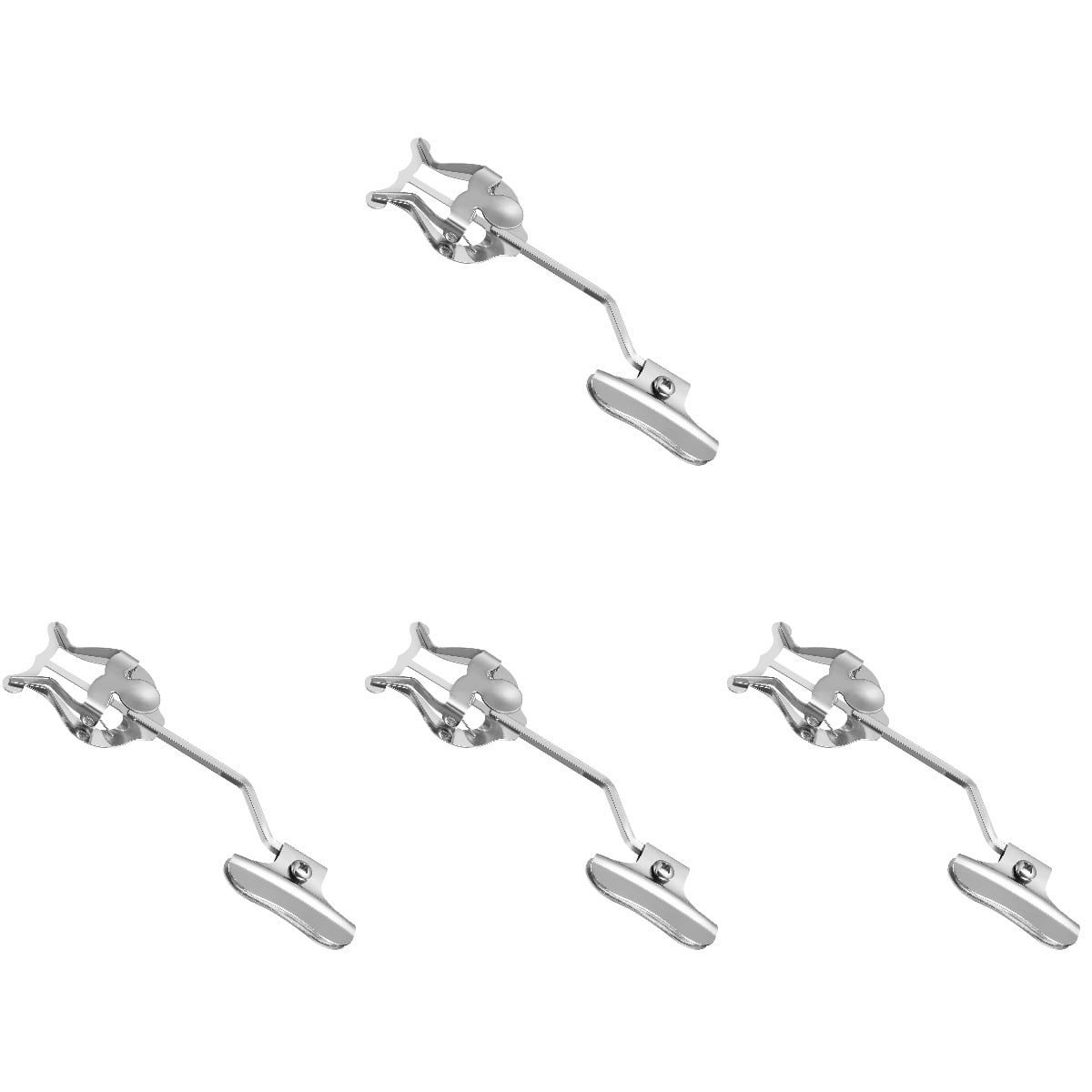PBPBOX Silver Trumpet Sheet Music Clip, 4Pcs Marching Lyre for Trumpet Players