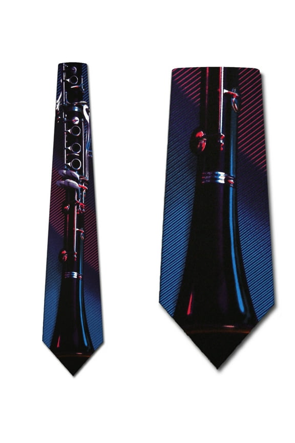 Clarinet Necktie Mens Tie