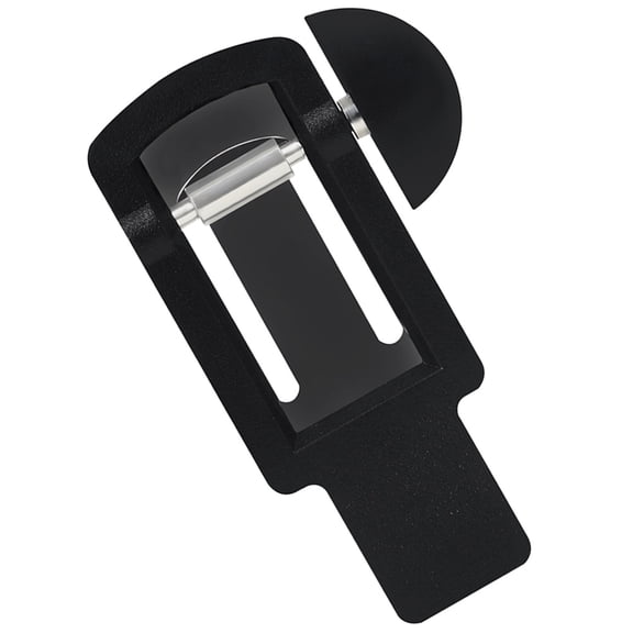FOMIYES Sax Reed Cutter Black ABS Metal Safe Portable Easy to Install
