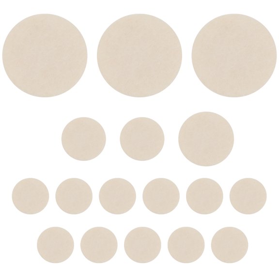 ifundom 17Pcs Clarinet Sound Hole Pads White Replacement Cushions for Clarinet Supplies
