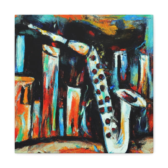 Clarinet in Expressionism - Canvas