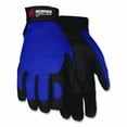 thumbnail image 1 of Clarino Synthetic Leather Palm Mechanics Gloves, X-Large, Blue/Black, Pair | Bundle of 5, 1 of 4