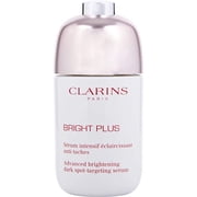 Clarins Bright Plus Advanced Brightening Serum, Dark Spot Targeting Facial Serum for Even-Looking Skin Tone, 1.7 oz / 50 ml