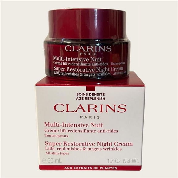 Clarins CLSURECR3B 1.7 oz Super Restorative Night Cream for Unisex