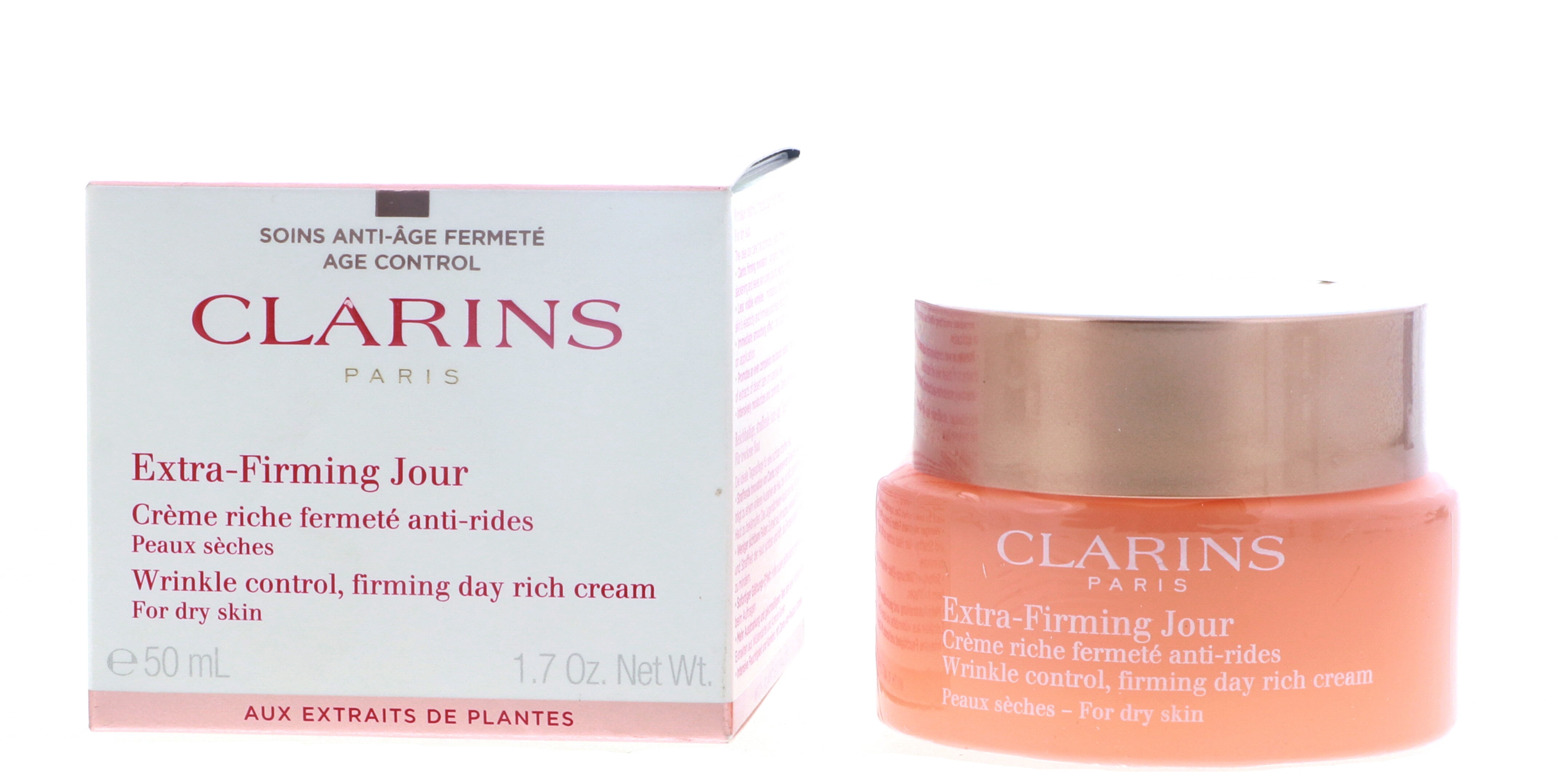 Clarins Extra-Firming Day Cream for Dry Skin, 1.7 oz