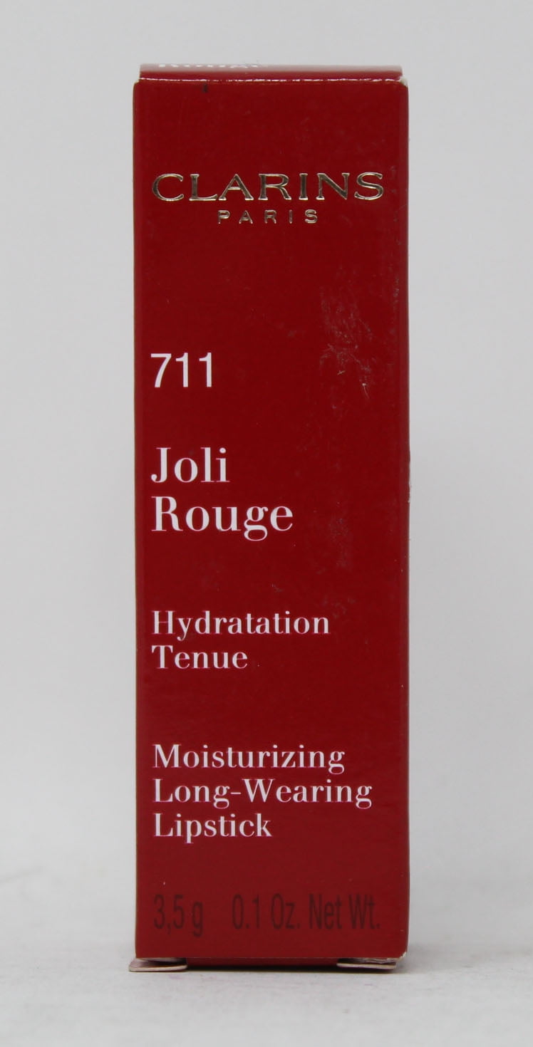 Clarins Joli Rouge Moisturizing Long-Wearing Lipstick 711 Papaya 0.1 Ounce