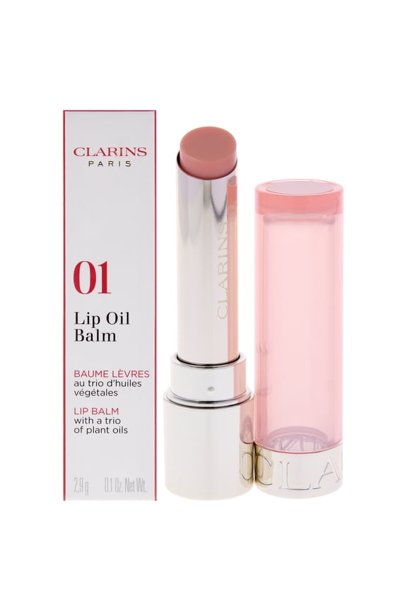 Lip Oil Balm - 01 Pale Pink by Clarins for Women - 0.1 oz Lip Balm