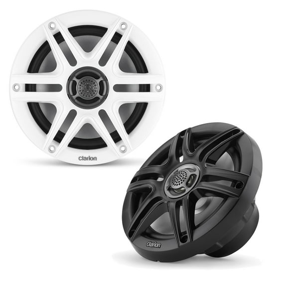 Clarion CMS651SWB Marine Coaxial Speakers 6.5" 30W Pair