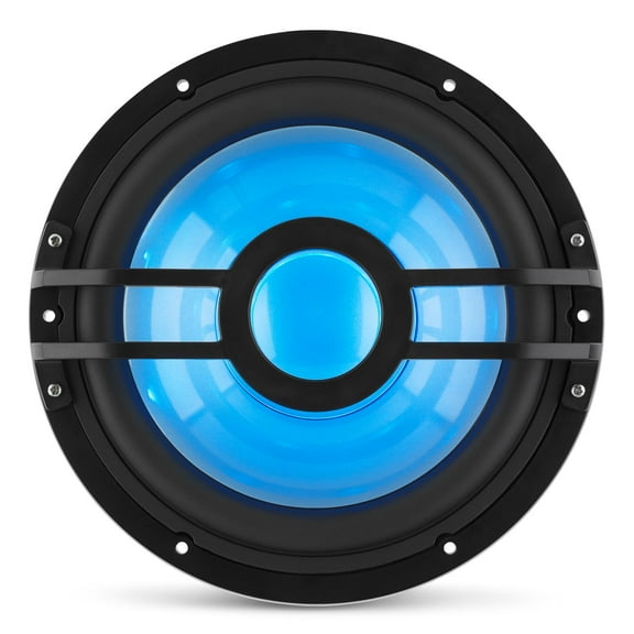 Clarion CMSP-101RGB-2 10" Marine Subwoofer with RGB LEDs, Single 2-Ohm, 250 Watts