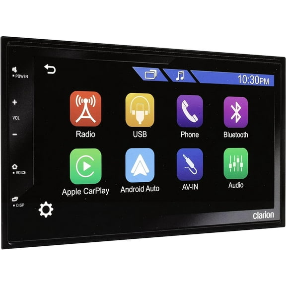 Clarion FX450 Car Stereo with Touch Screen, Apple Car Play and Android Auto, Bluetooth