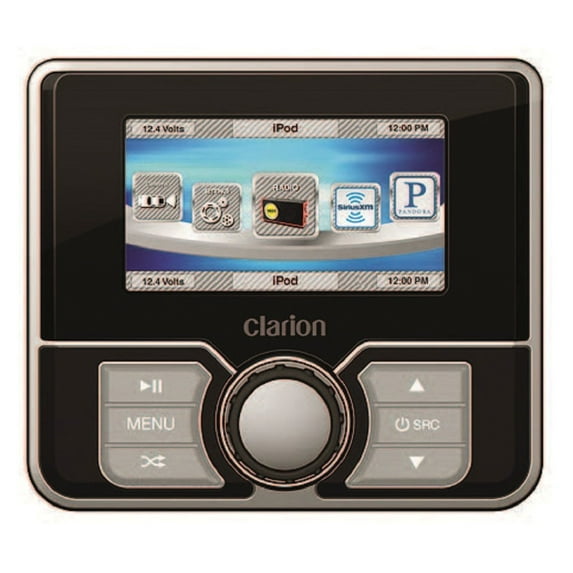 Clarion MW4 Marine Watertight Wired Remote Control with 2.8" Color LCD for CMS5