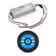 Clarion XC2110 Marine Amp with CMSP-101RGB-4 10-Inch RGB Subwoofer