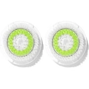 Clarisonic Acne Cleanse Facial Cleansing Brush Head Replacement Compatible with Mia 1, Mia 2, Mia Fit, Alpha Fit, Smart Profile Uplift and Alpha Fit X, 2 Count