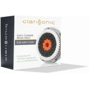 Clarisonic Men's Facial Cleansing Brush Head Replacement Compatible with Mia 1, Mia 2, Mia Fit, Alpha Fit, Smart Profile Uplift and Alpha Fit X,