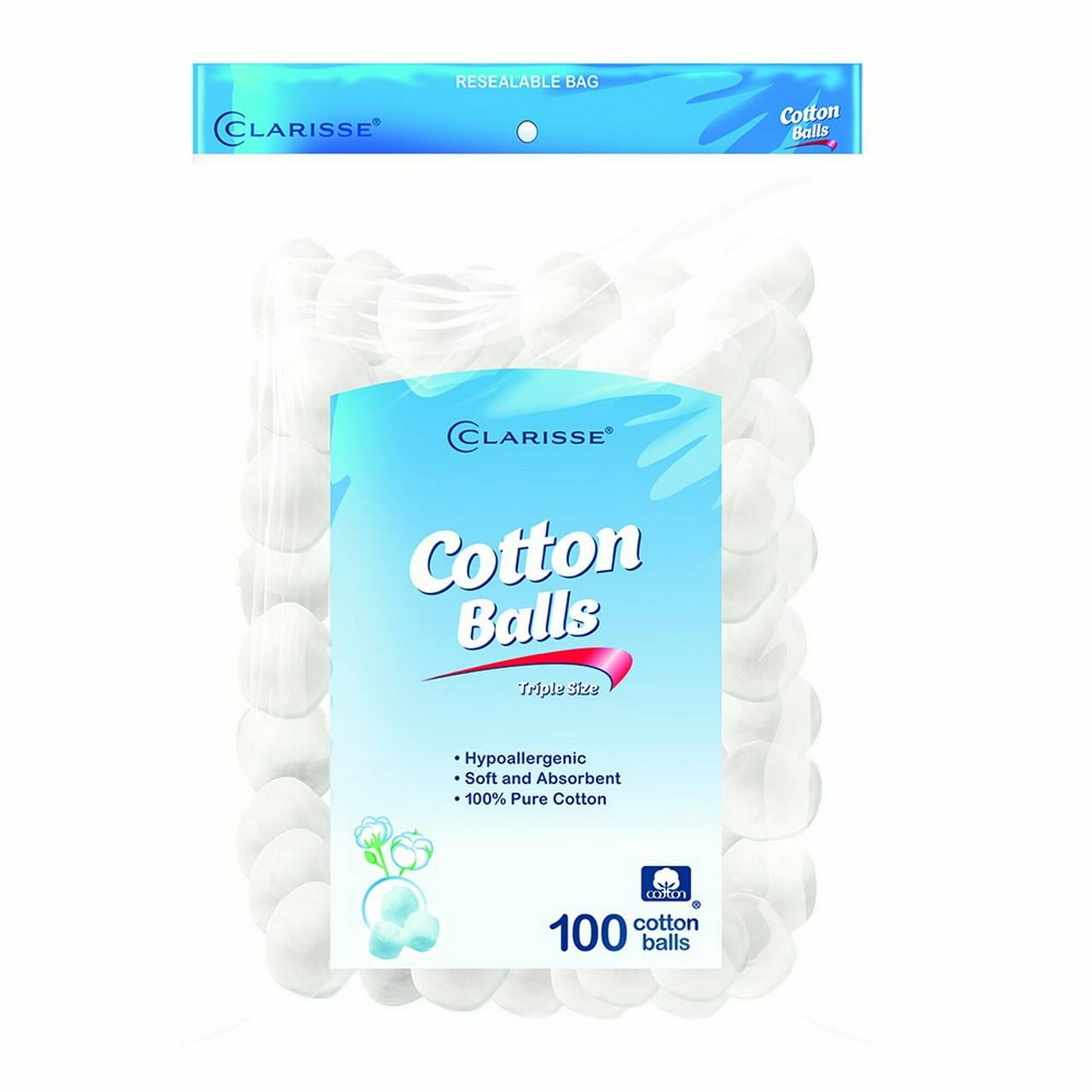 Clarisse - Cotton Balls - Triple - 100 ct.