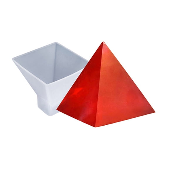Clarities Pyramid Shape Silicone Mold Epoxy Resin Jewelry Making Tool Soap Silicone Pyramid Mold for Resin Art