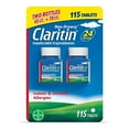 thumbnail image 1 of Claritin 10 mg Non-Drowsy 24 Hour, 115 Tablets, 1 of 5