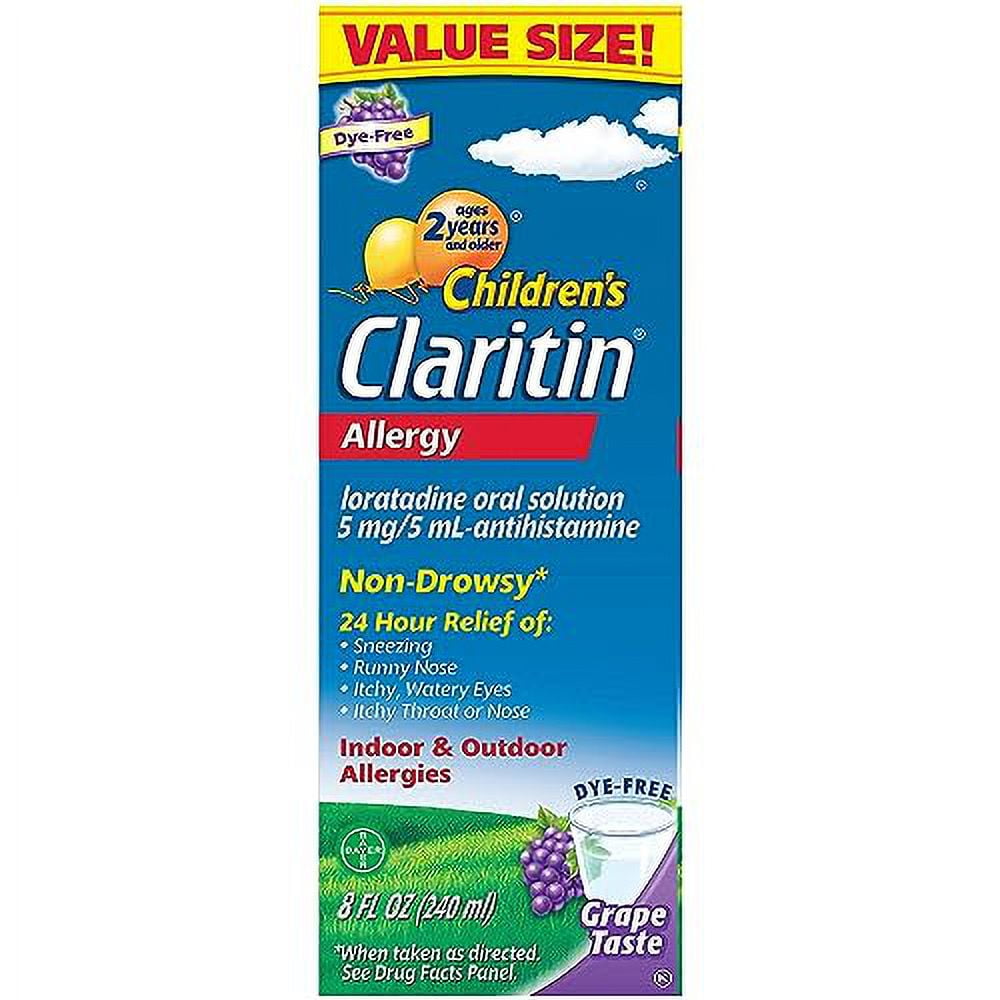 Claritin Children's 24 Hour Allergy Medicine for Kids, NonDrowsy