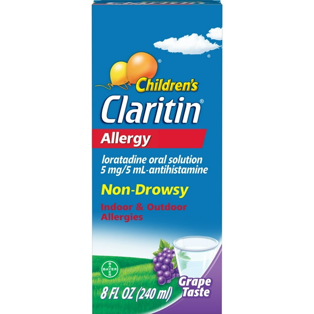 Claritin NonDrowsy Allergy Medicine for Kids, Loratadine Antihistamine