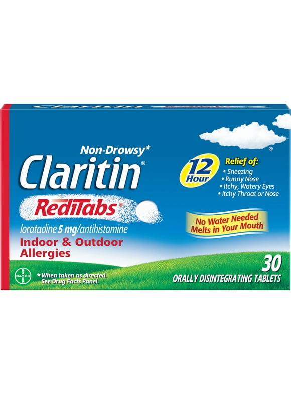 Claritin 12 Hour Non-Drowsy Allergy Relief RediTabs, 5 mg, 30 Ct