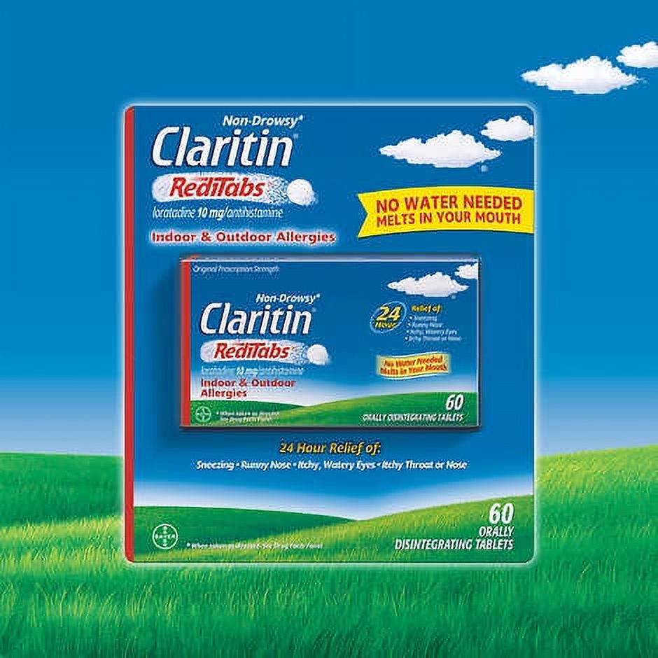 Claritin RediTabs 10 mg. 24 Hour NonDrowsy, 70 Disintegrating Tablets