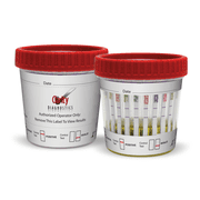 Clarity 12 Panel Urine Drug Test Cup AMP1000,BAR300,BUP10,BZO300,COC300,MDMA500,MET1000,MTD300,OPI2000,OXY100,PCP25,THC50 Box of 25 Pack of 1