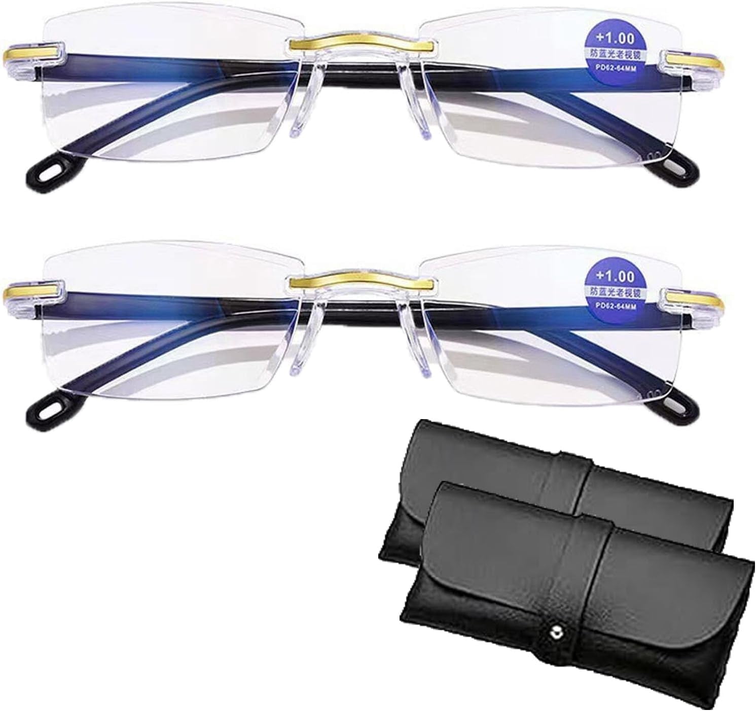 Blue Light Glasses, Automatic Adjustment Eye Glass, Anti-Glare Protection Glasses for Men/Women
