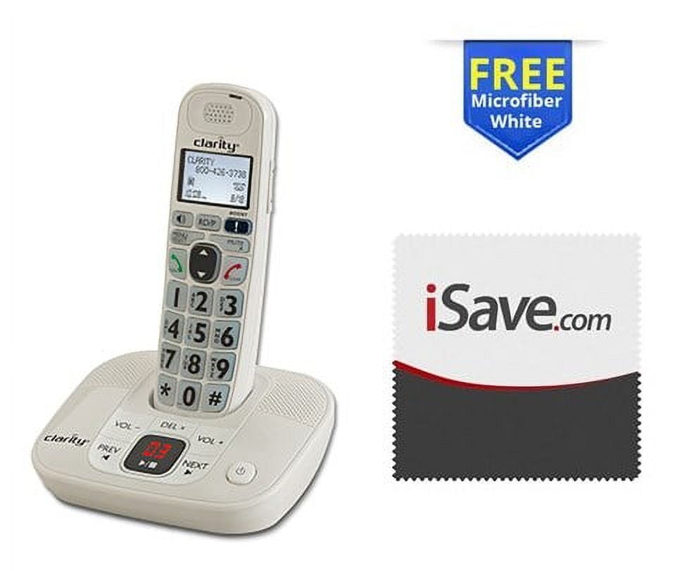Clarity D714 with Microfiber Cloth Amplified Cordless Phone D714 with