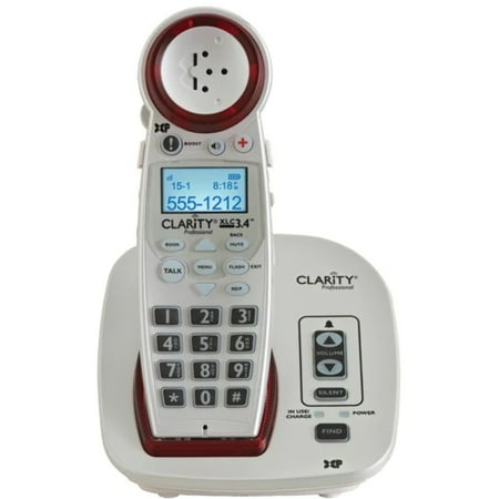 Clarity Extra Loud Big Button Speakerphone with Talking Caller ID, White