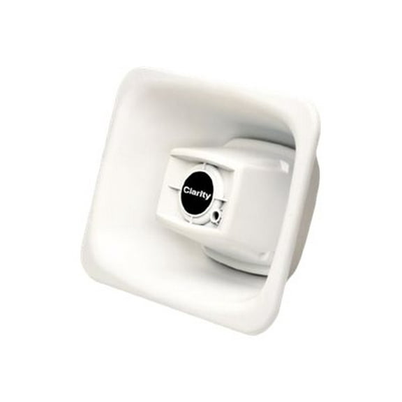 Valcom S60425W 4W 25V Waterproof Paging Flex Horn Speaker White