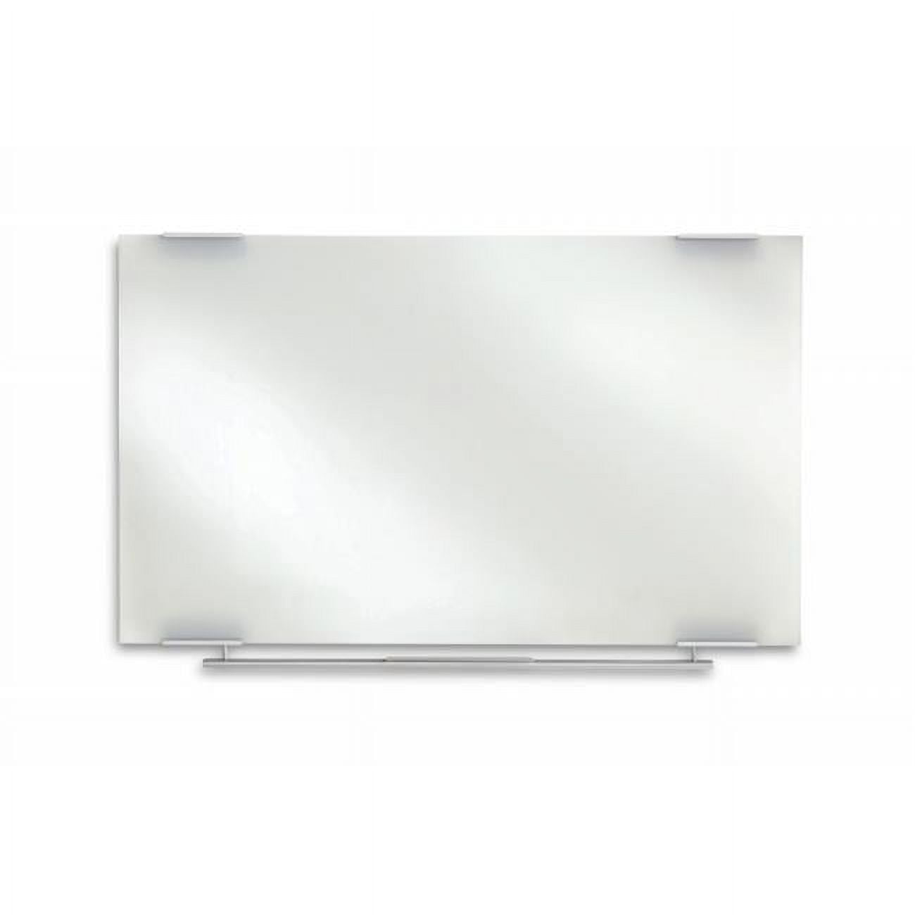 48" x 36" Frameless Ultra-White Tempered Glass Dry Erase Board