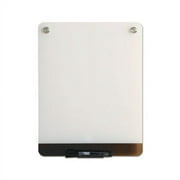 Clarity Glass Personal Dry Erase Boards Ultra-White Backing, 12 x 16