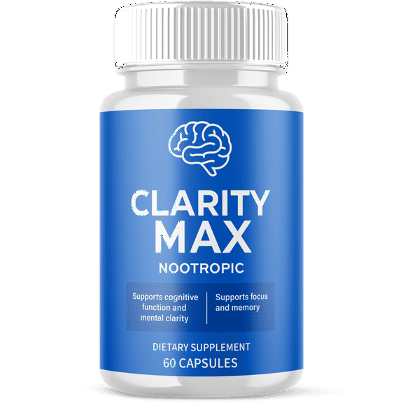 Clarity Max Advanced Formula Brain Support Pills Maximum Strength Supplement ClarityMax 60 Capsules