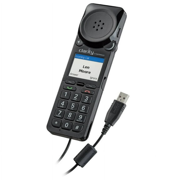Clarity P-340 Amplified UC Corded USB Handset