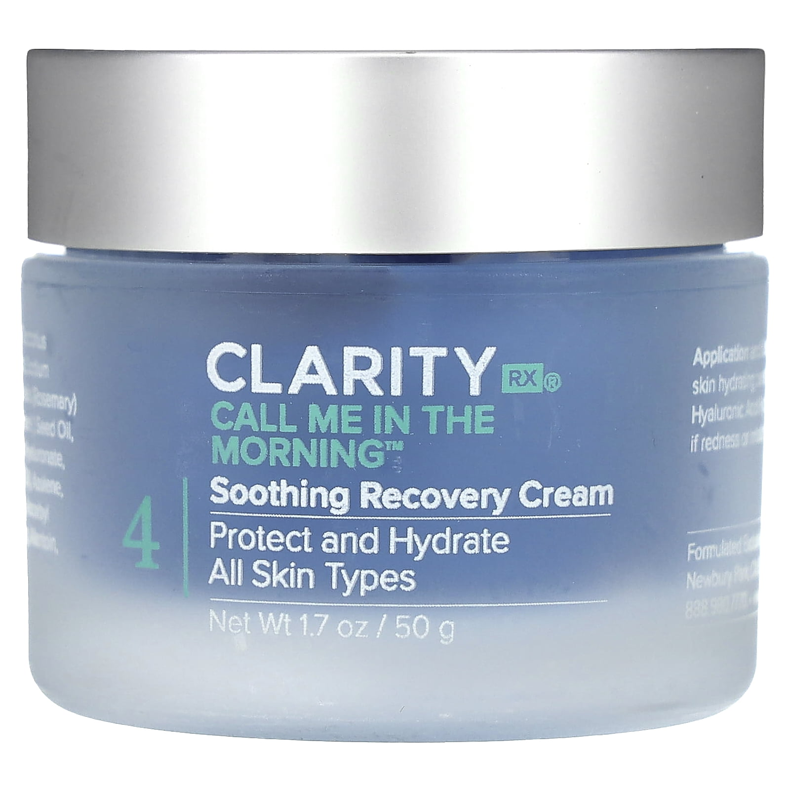 Clarity RX Call Me In The Morning Soothing Recovery Cream 1.7oz