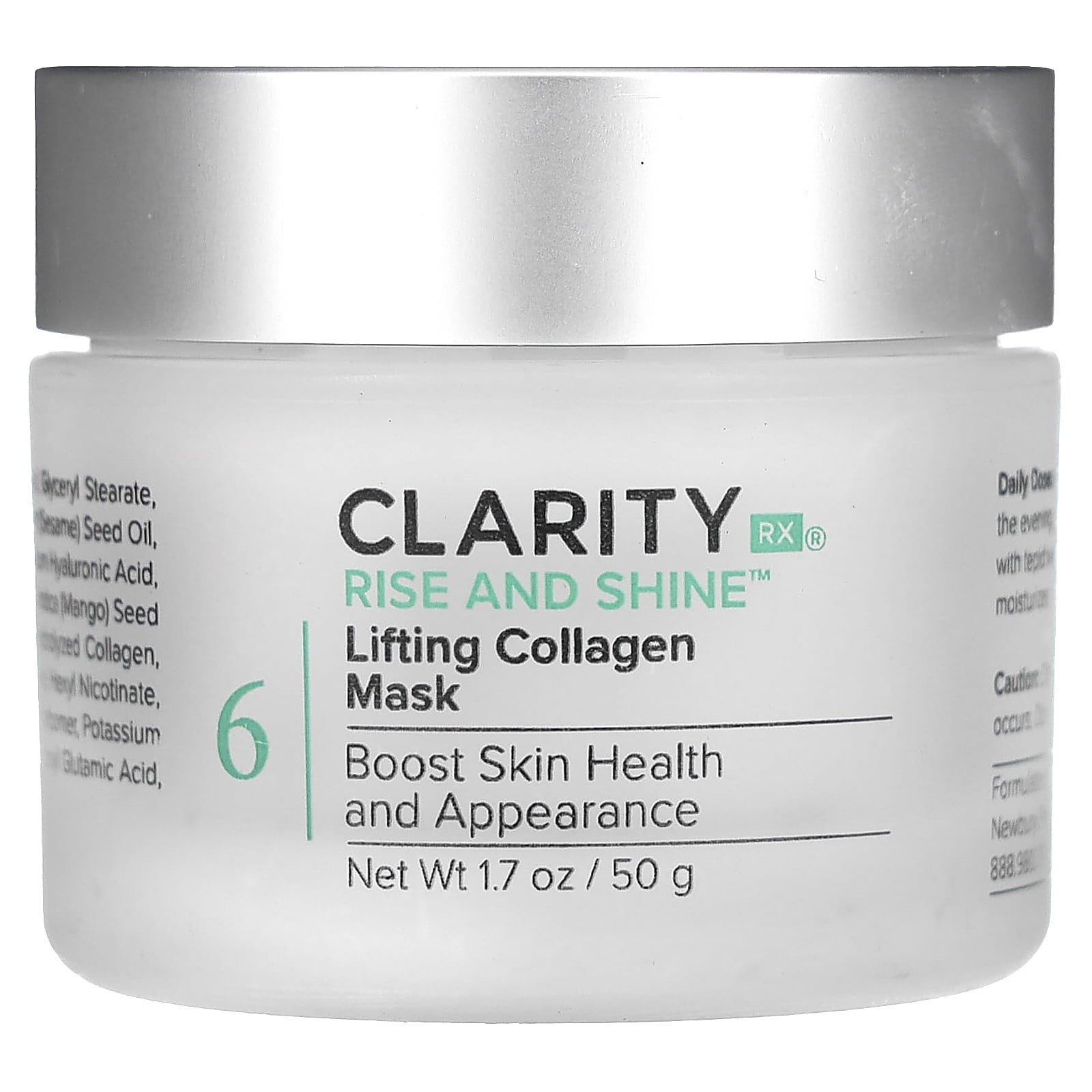 Clarity RX Rise and Shine Lifting Collagen Mask