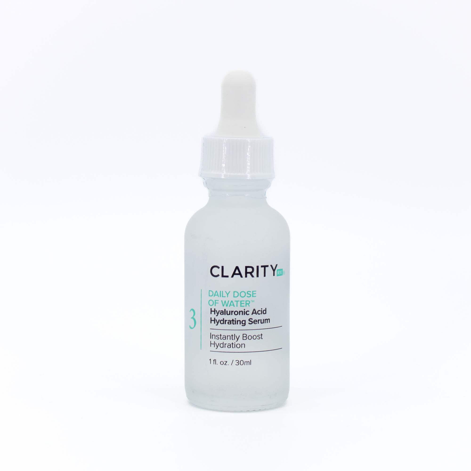 ClarityRx Daily Dose of Water, Hyaluronic Acid Hydrating Serum , 1 fl oz (30 ml)
