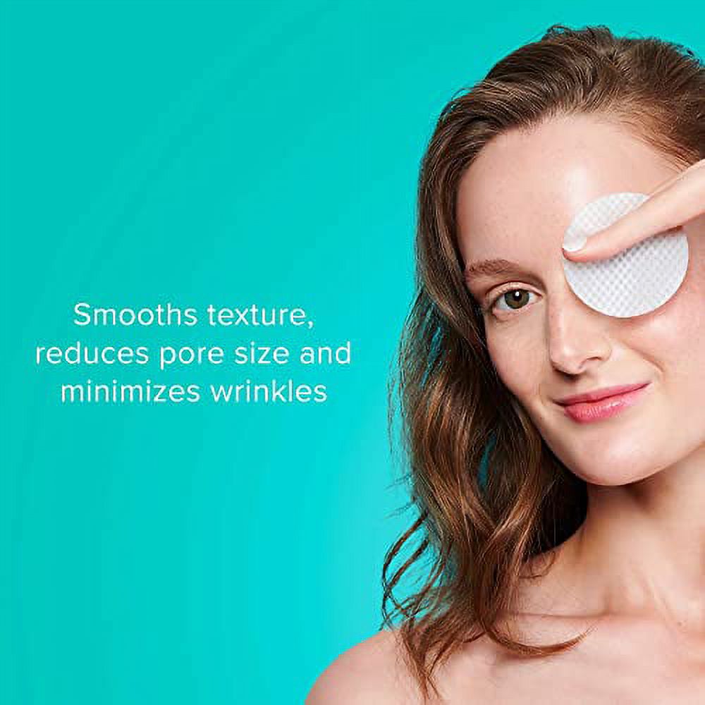 ClarityRx Pick Me Up Skin Booster Exfoliating Facial Pads, Natural PlantBased Medicated Face