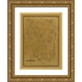 thumbnail image 1 of Clark 11x14 Gold Ornate Wood Framed with Double Matting Museum Art Print Titled - Coleman County Texas - Clark 1895, 1 of 4