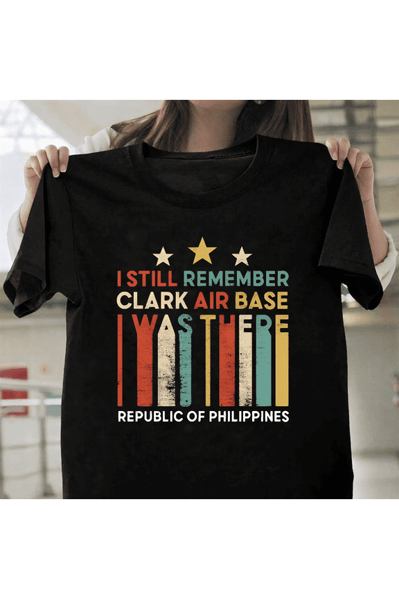 Clark Air Base Philippines Military Veteran USAF Luzon Unisex T-Shirt, for men & women, up to size 5XL.