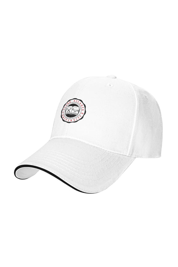 Clark Atlanta University Logo Casual Sandwich Baseball Cap Adjustable For Men For Women